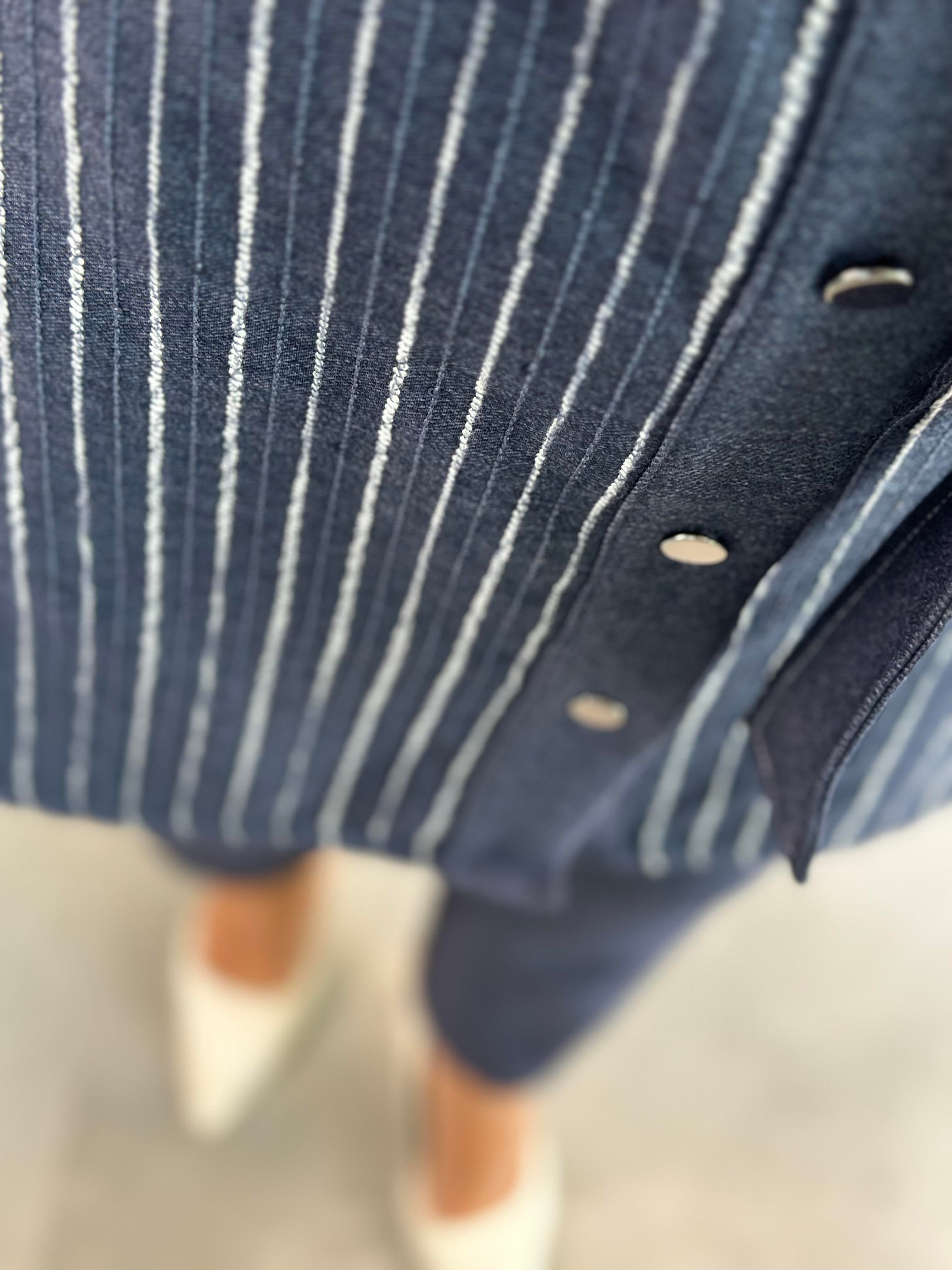Armine Trend Dokuma Pullu Garnili Pantolonlu İkili Takım – Lacivert | 25KT664